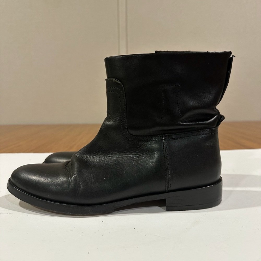 RAG AND BONE Ankle Black Leather Boots